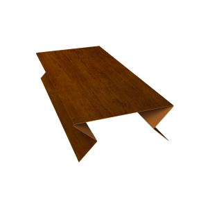Планка угла внешнего составная нижняя 0,45 Print Premium Golden Wood Intense FTC (2м)