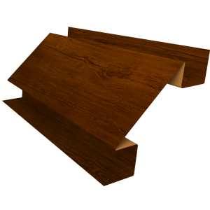 Планка угла внутреннего сложного Блок-Хаус new Grand Line 0,4 Print Premium Golden Wood Intense FTC (2м)