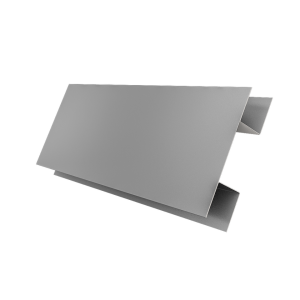 Планка H-образная стыковочная сложная 0,5 PE с пленкой RAL 7004 сигнальный серый (3м)