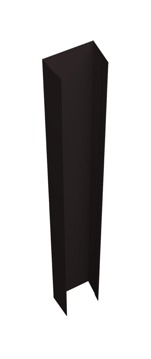 Крепежная планка верхняя Texas 0,5 Velur X RAL 9005 черный (2,5м)
