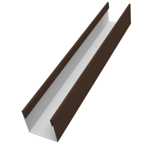 Стойка жалюзи Milan Slim 0,45 Drap TX RAL 8017 шоколад (2м)