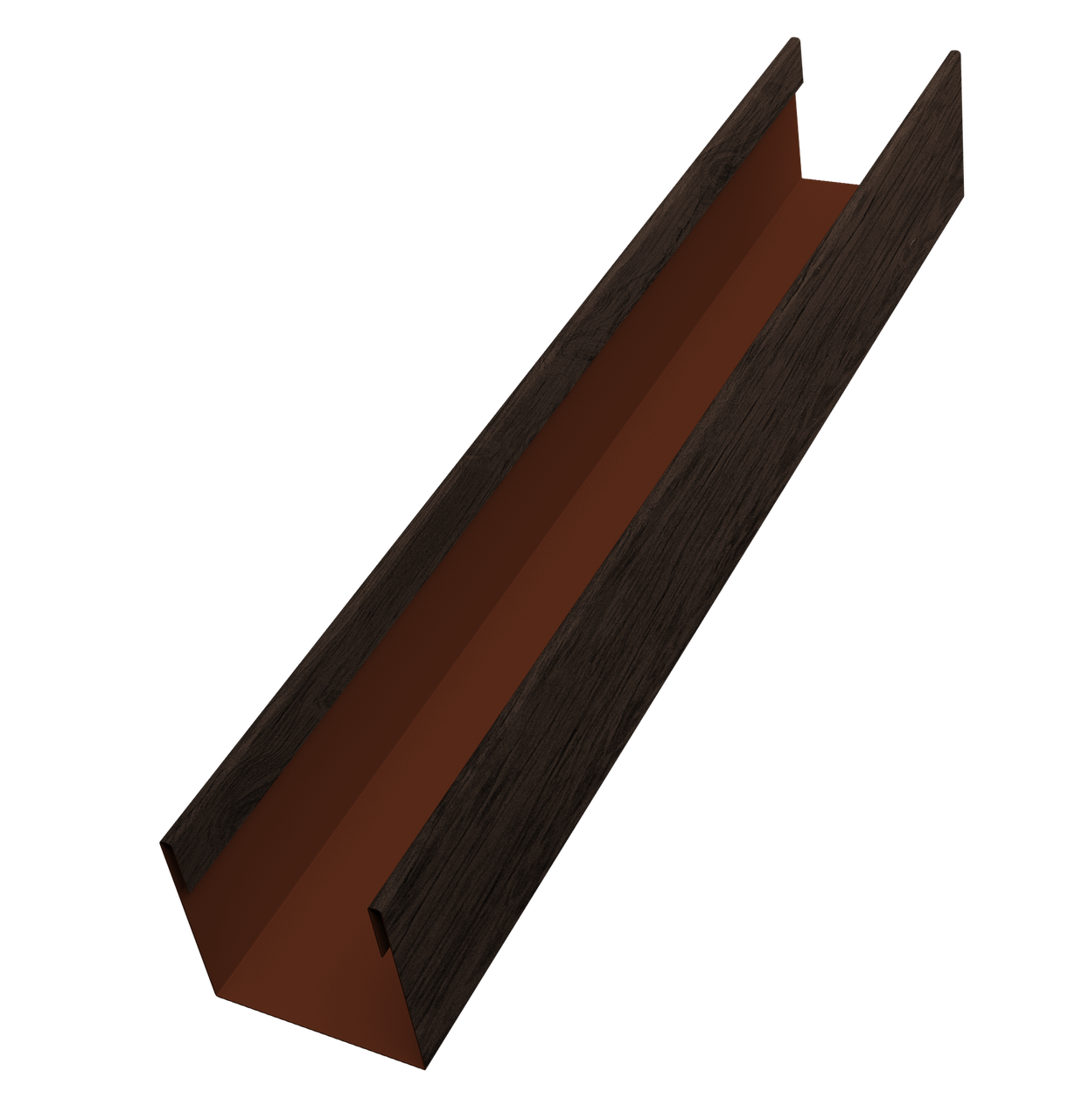 Стойка жалюзи Milan Slim 0,45 Print-double Elite Antique Wood (1,8м)