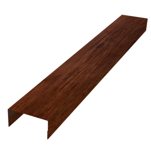 Крышка забора для горизонтального монтажа штакетника 0,45 Print Premium Cherry Wood Fresh TwinColor (2м)
