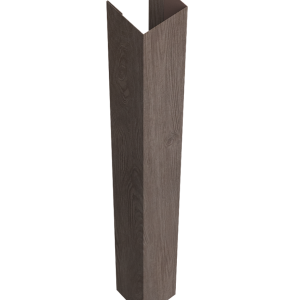 Стойка жалюзи Texas для монтажа с крепежным вкладышем 0,45 Print Elite White Wood TwinColor (2,5м)