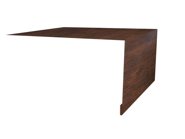 Планка околооконная простая 250х75 0,4 Print Premium Cherry Wood Dark FTC (2м)