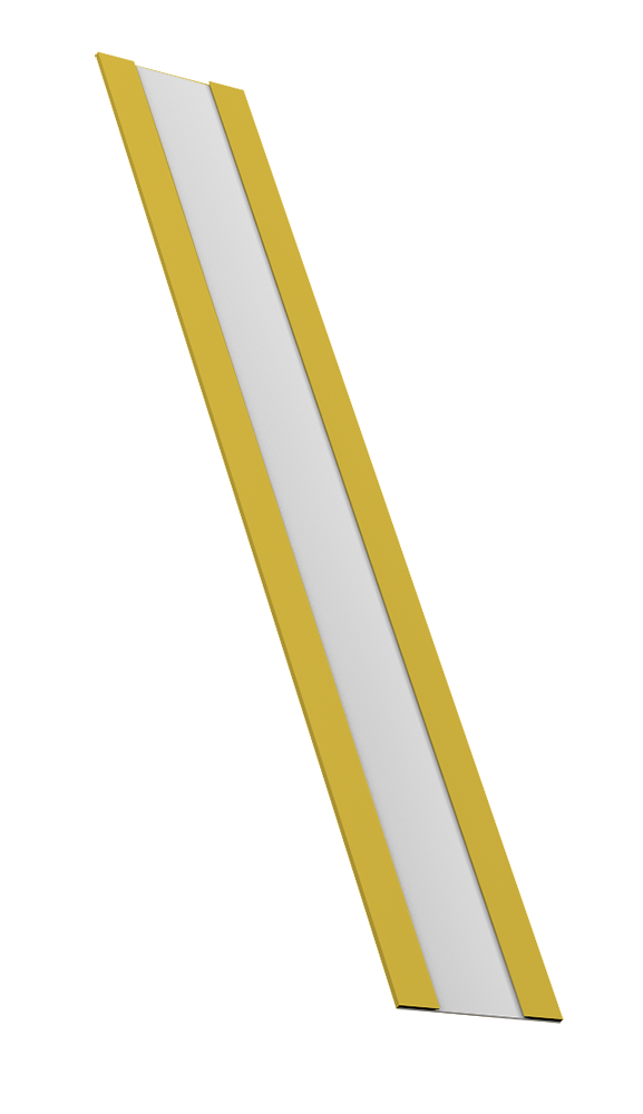 Крепежная планка жалюзи Milan, Milan Slim, Tokyo 0,45 PE RAL 1018 цинково-желтый (2м)