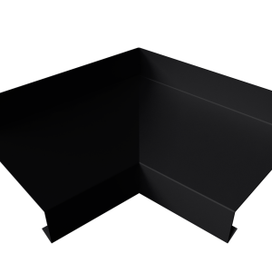 Угол отлива внутренний 50 0,45 PE-Double с пленкой RAL 9005 черный