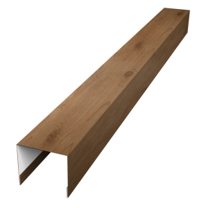 Стойка боковая крепежная для забора жалюзи Palermo 0,45 Print Premium Pine Wood Fresh (1,8м)