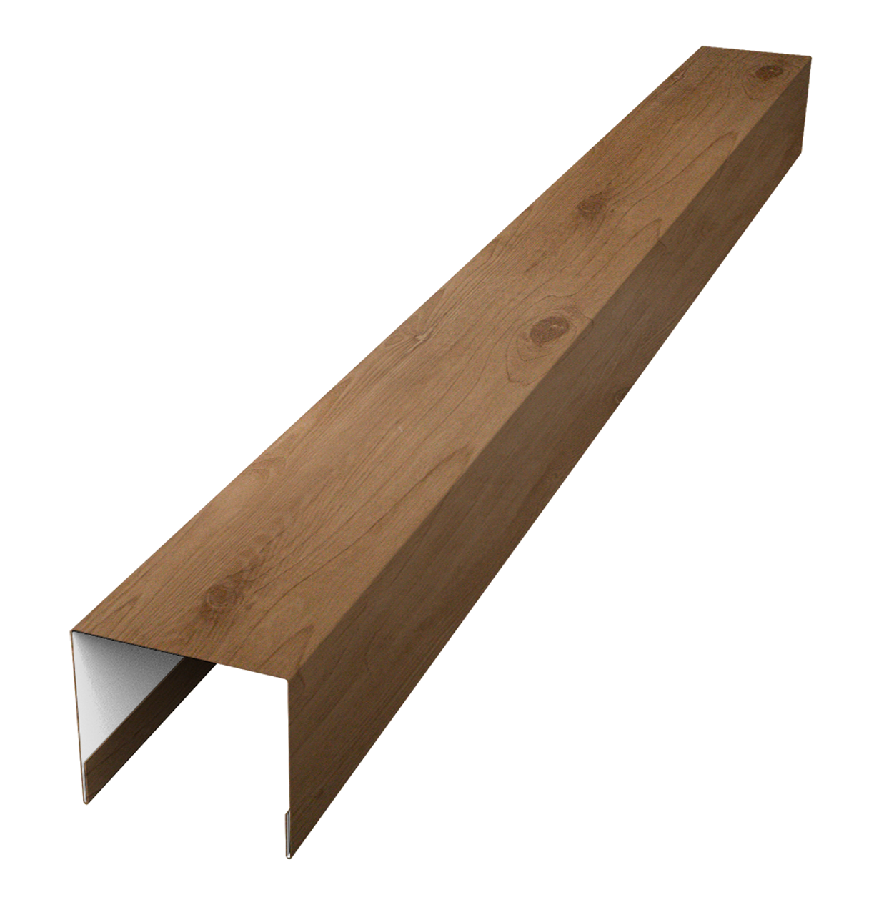 Стойка боковая крепежная для забора жалюзи Palermo 0,45 Print Premium Pine Wood Fresh (1,8м)