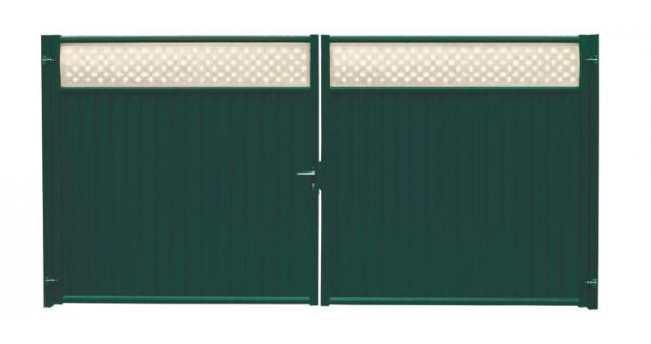 Ворота Estet Plus 2,0х3,6 RAL 6005/1013