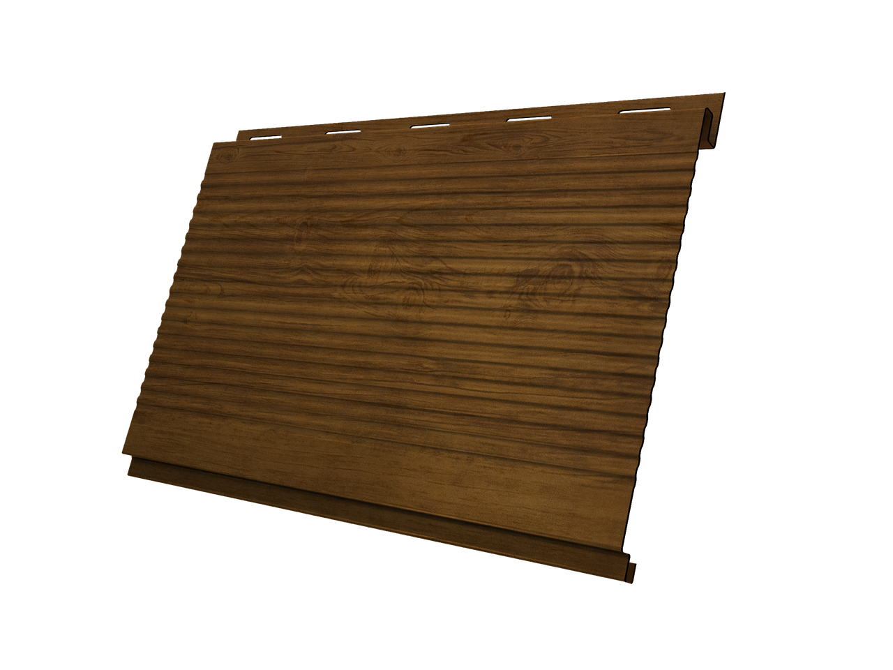 Софит Вертикаль 0,2 Grand Line gofr 0,45 Print Elite с пленкой Golden Wood TwinColor