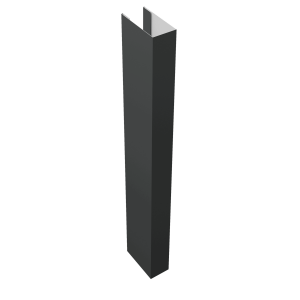 Стойка Texas для калиток и ворот 0,5 PurPro Matt 275 RAL 7016 антрацитово-серый (3м)