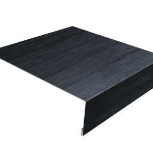 Планка лобовая/околооконная простая 190х50 0,45 Print Premium Grey Wood TwinColor (3м)