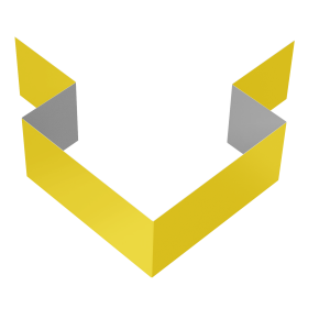 Угол внешний симметричный фибросайдинга 0,45 PE с пленкой RAL 1018 цинково-желтый (3м)