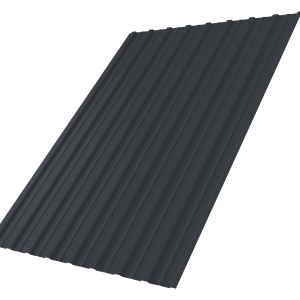Профнастил С10A 0,7 PE-Double RAL 7024 мокрый асфальт