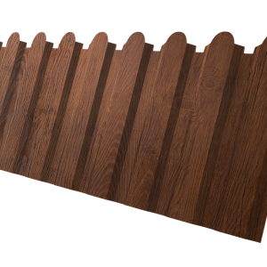 Профнастил С20A фигурный 0,45 Print Premium Golden Wood Fresh TwinColor
