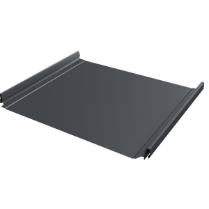 Кликфальц Pro Grand Line 0,45 Drap TwinColor с пленкой на замках RAL 7024 мокрый асфальт