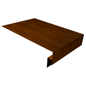Планка околооконная сложная 250х50х18 (j-фаска) 0,45 Print-Double Premium Golden Wood Intense F (3м)