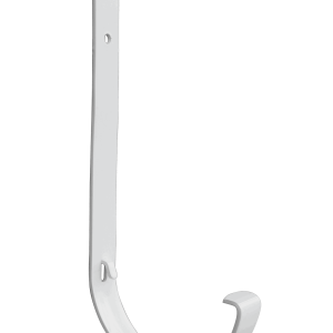Кронштейн желоба Классика Полоса ПВХ Grand Line 120 металлический белый (RAL 9003)