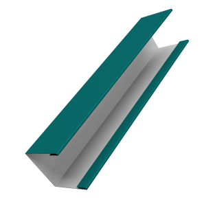 Крышка жалюзи Milan Slim 0,45 PE RAL 5021 водная синь (3м)