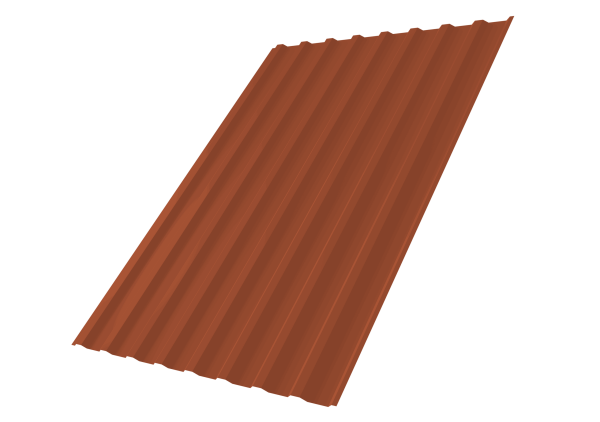 Профнастил С20B 0,5 Velur X RAL 8004 терракота