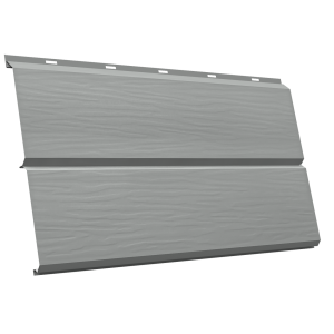 ЭкоБрус new 3D 0,45 PE с пленкой RAL 9006 бело-алюминиевый
