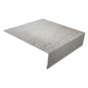 Планка околооконная простая 200х50 0,45 Print Elite Snow Wood TwinColor (2м)