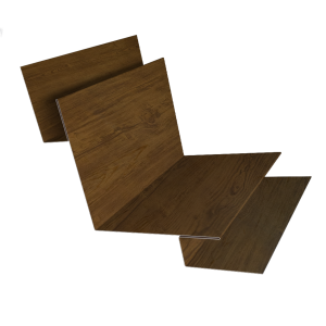 Угол внутренний сложный 90 град. 0,45 Print Elite Golden Wood TwinColor (2м)
