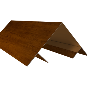 Планка угла внешнего составная верхняя 0,45 Print Premium Golden Wood Intense FTC (2м)