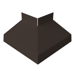 Угол отлива внешний 70 0,5 Satin с пленкой RR 32 темно-коричневый