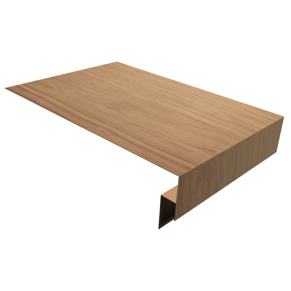 Планка околооконная сложная 250х50х18 (j-фаска) 0,45 Print Elite Honey Wood TwinColor (2м)