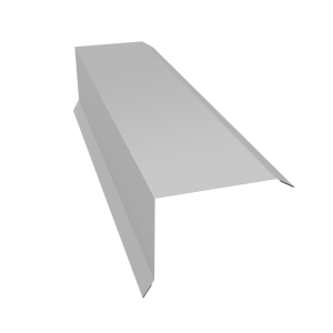 Планка торцевая 80х100 0,45 Drap TX RAL 7047 телегрей 4 (3м)