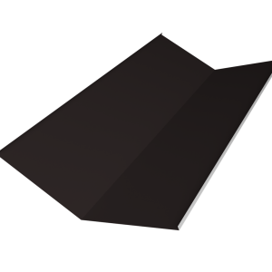 Планка ендовы нижней 300х300 0,5 Satin Matt TX RAL 9005 черный (3м)