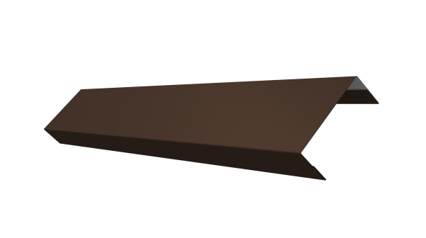 Ламель обратная 50 забора жалюзи Texas 0,5 Satin Matt TX RAL 8017 шоколад