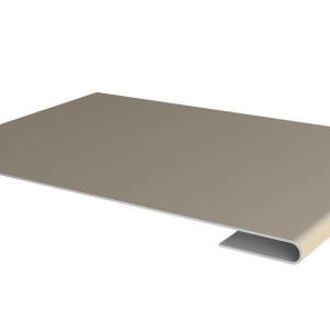 Планка стыковочная 0,5 Satin с пленкой RAL 1015 светлая слоновая кость (2м)