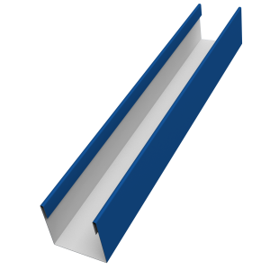 Стойка жалюзи Milan Slim 0,5 Satin RAL 5005 сигнальный синий (2,5м)