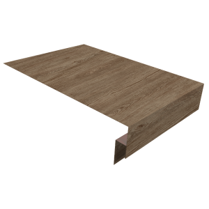 Планка околооконная сложная 300х50х18 (j-фаска) 0,45 Print Elite White Wood TwinColor (2м)