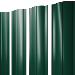 Штакетник Круглый с прямым резом 0,45 Drap TR RAL 6005 зеленый мох