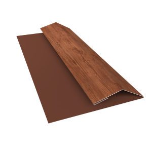Планка финишная Блок-Хаус new Grand Line 0,45 Print Premium Rowan Wood Intense FTC (3м)