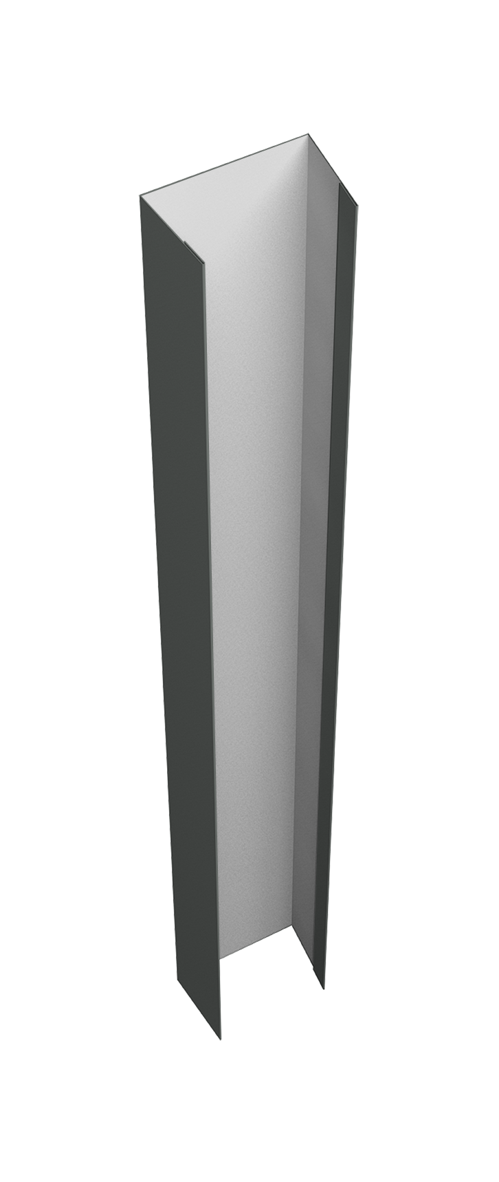 Крепежная планка верхняя Texas 0,45 PE RAL 7005 мышино-серый (2м)