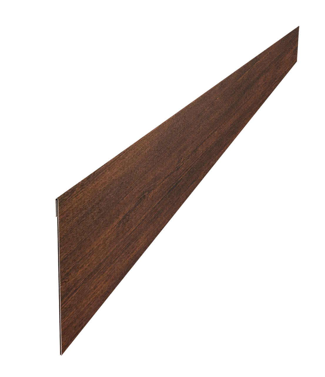 Ламель забора жалюзи Palermo 0,45 Print-Double Premium с пленкой Cherry Wood Dark F
