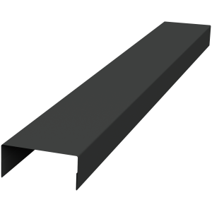 Крышка 30х15 жалюзи Texas 0,5 Velur X RAL 7016 антрацитово-серый (2,5м)