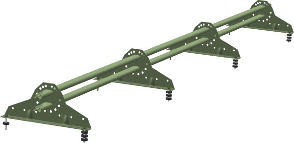 Снегозадержатель NEW трубчатый Grand Line RAL 6019 3м