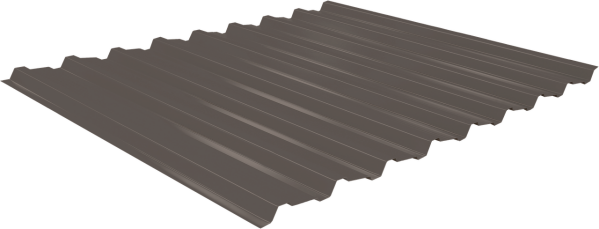 Профнастил Estet C19 0,5 PE-Double RAL 8017 шоколад