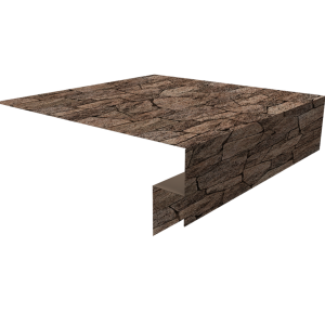 Планка околооконная сложная Блок-Хаус new Grand Line 250х50х27 (j-фаска) 0,45 Print Elite King Stone TwinColor (3м)