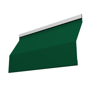 Ламель забора жалюзи Milan Slim 0,5 Satin с пленкой RAL 6005 зеленый мох