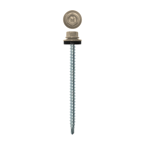 Саморез кровельный Daxmer 4,8х70 (100шт) сверло №1 RAL 1015