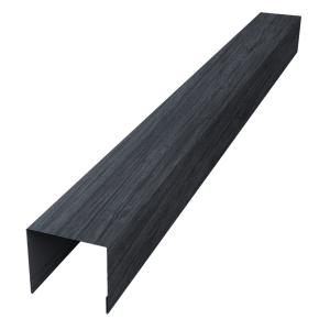 Стойка боковая крепежная для забора жалюзи Palermo 0,45 Print Premium Grey Wood TwinColor (1,8м)