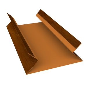 Планка угла внутреннего составная верхняя 0,45 Print Premium Golden Wood Intense FTC (2м)