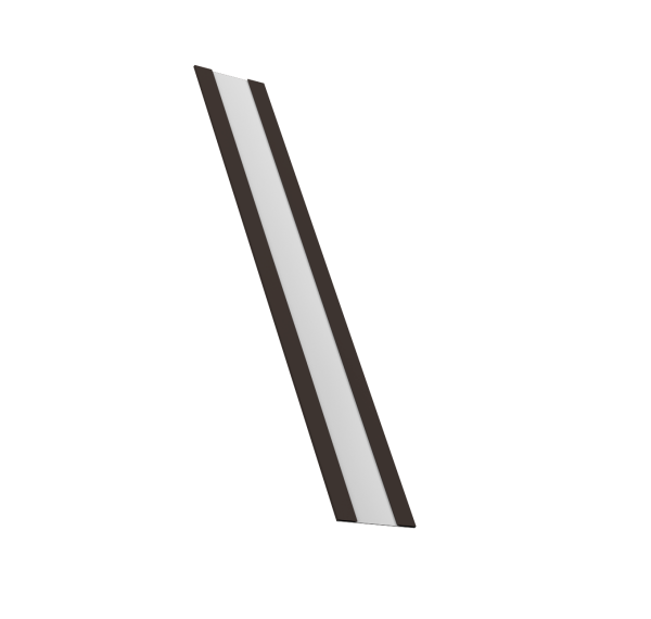 Крепежная планка жалюзи Milan, Milan Slim, Tokyo 0,45 Drap TR RR 32 темно-коричневый (1,8м)